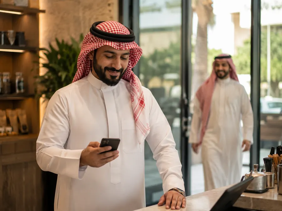 رسائل واتساب من رقم المنشأة